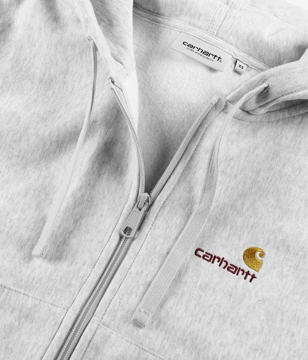 Carhartt WIP W' HD American Script Zip-Hoodie women (ash heather)