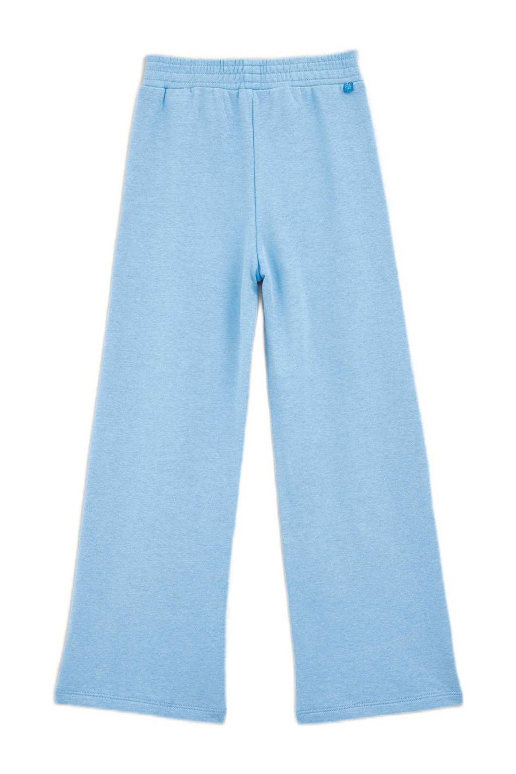 WE Fashion straight sweatpant lichtblauw
