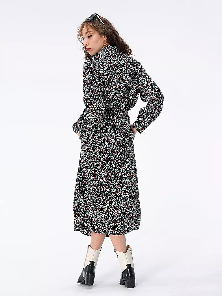 A.P.C. Midikleid Valentine schwarz