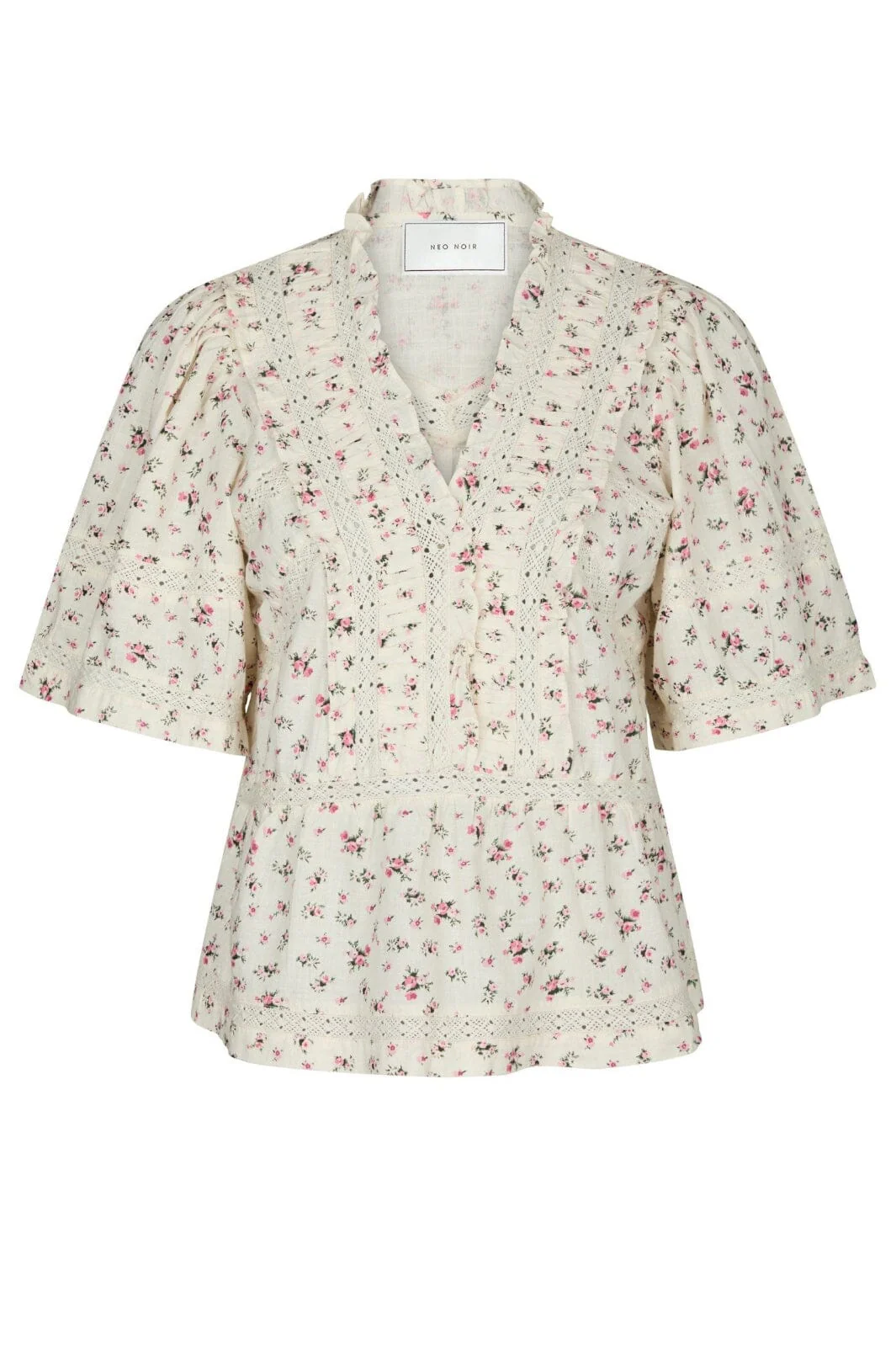 Neo Noir Evienne Floral Blush Top 165626