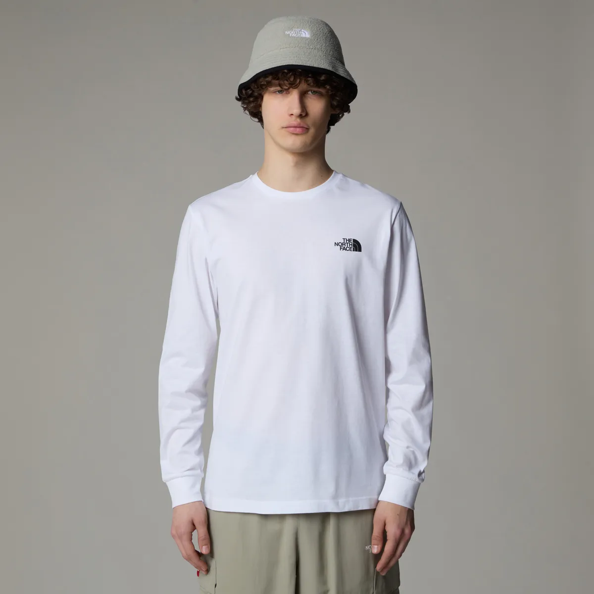 The North Face M L/S Redbox Tee Tnf White