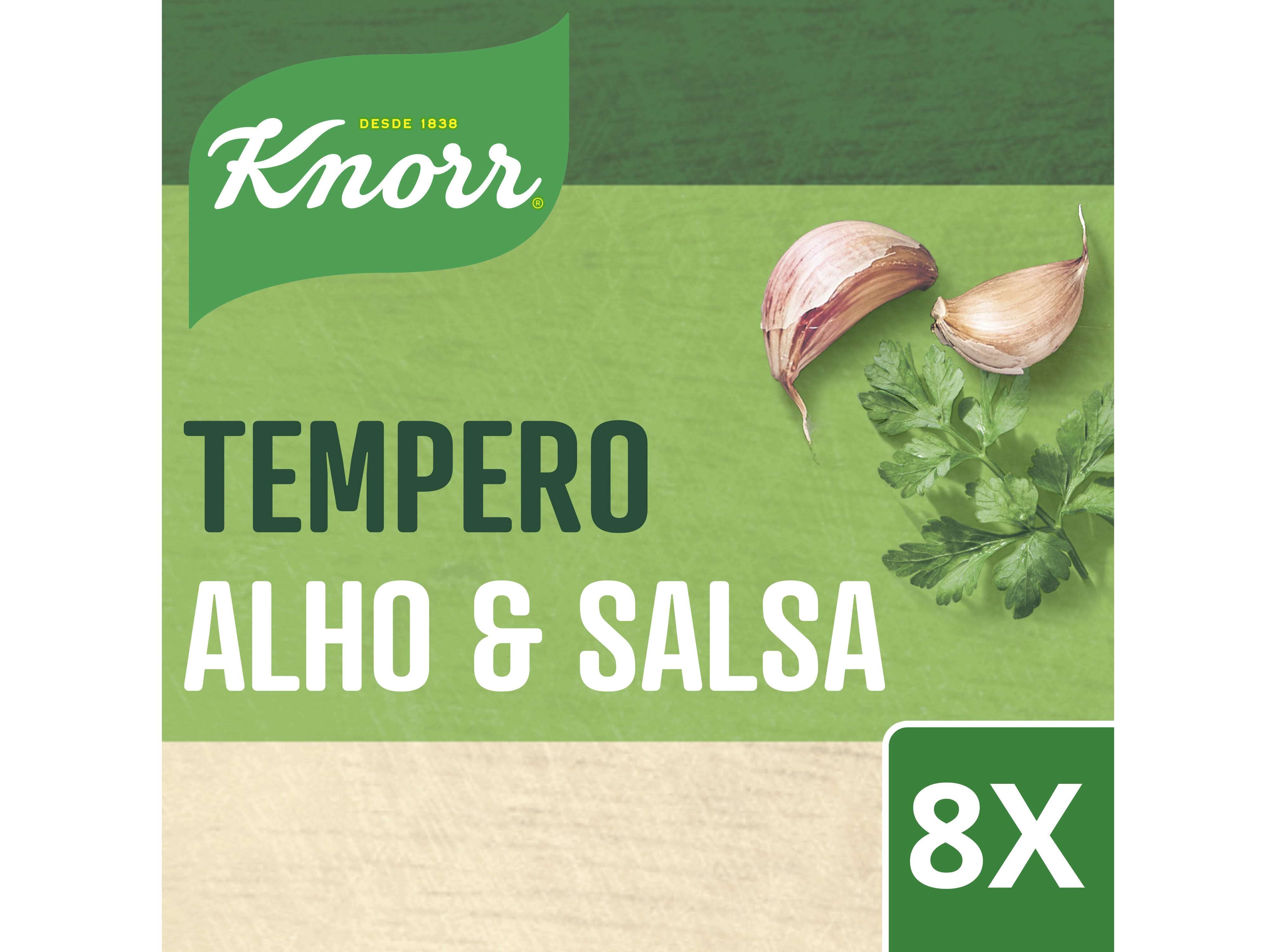 TEMPERO KNORR ALHO E SALSA 8CUBOS 72G