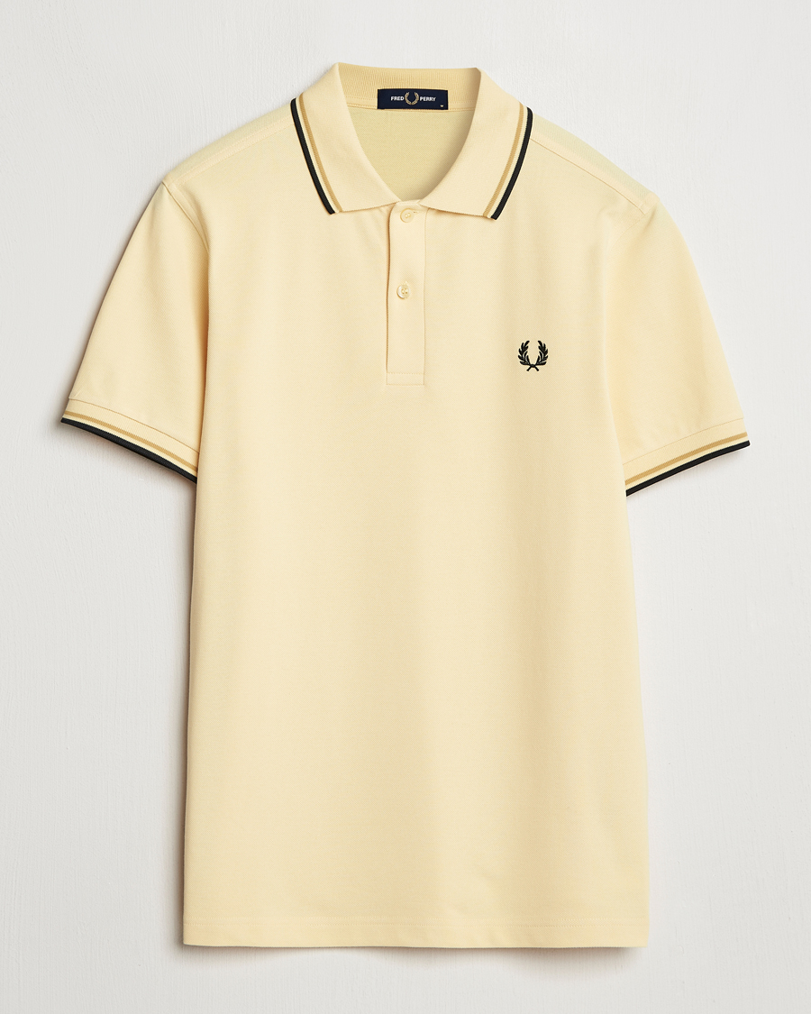 Fred Perry Twin Tipped Polo Shirt Yellow