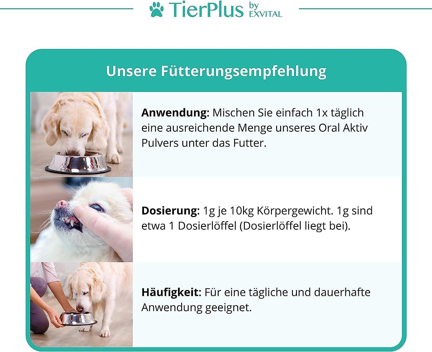EXVital® Zahnpflege Pulver für Hunde, Oral Aktiv