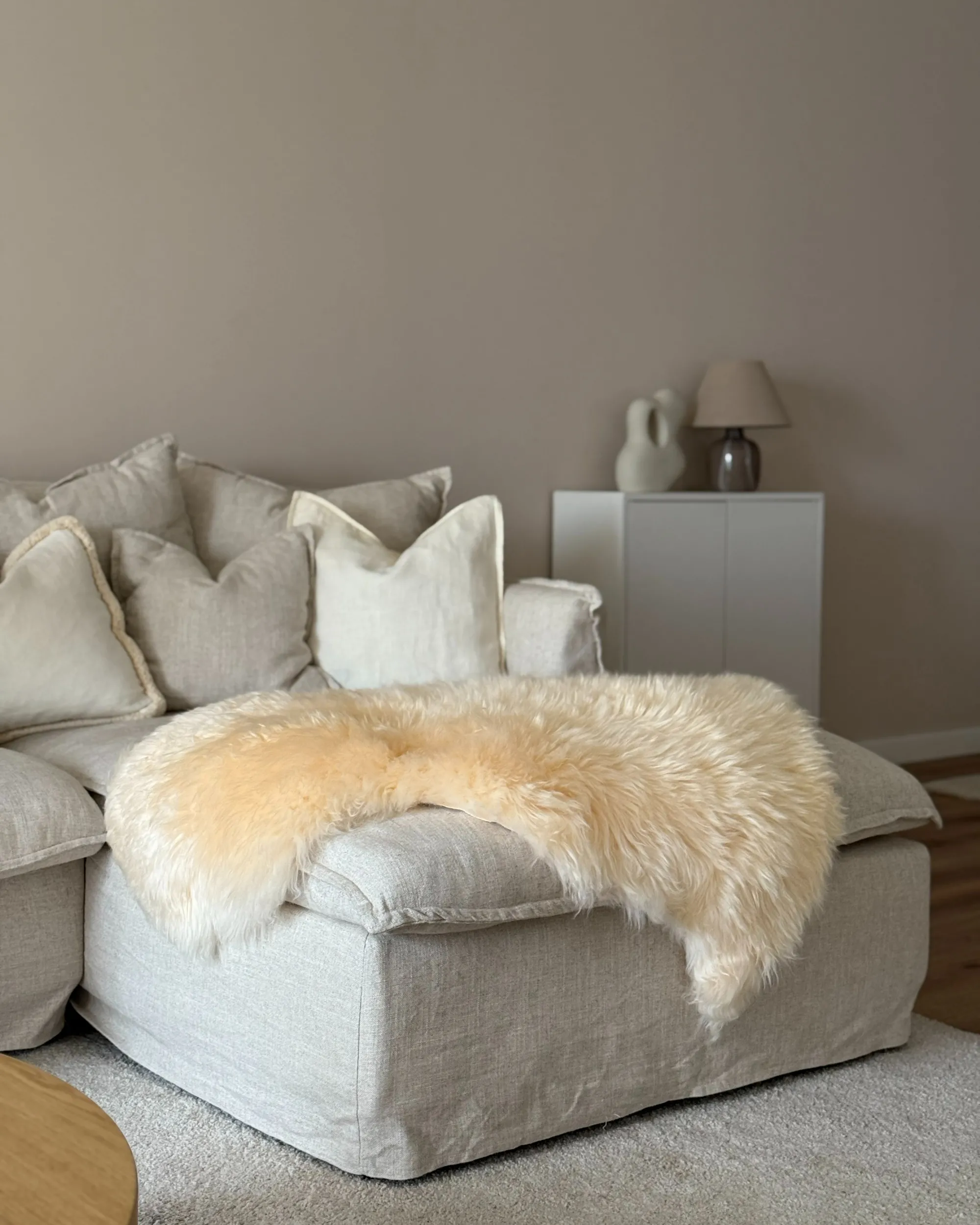 Schapenvacht ULURU Beige 65 x 110 cm