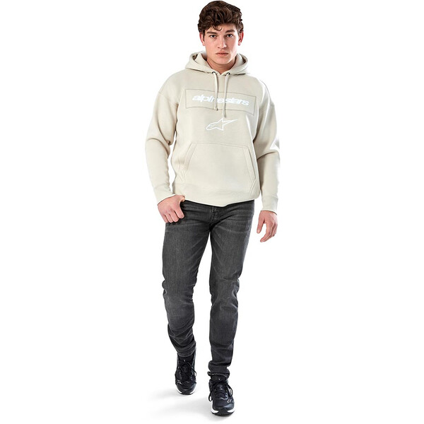 Alpinestars - Sweat à capuche Exordium Blanc cassé