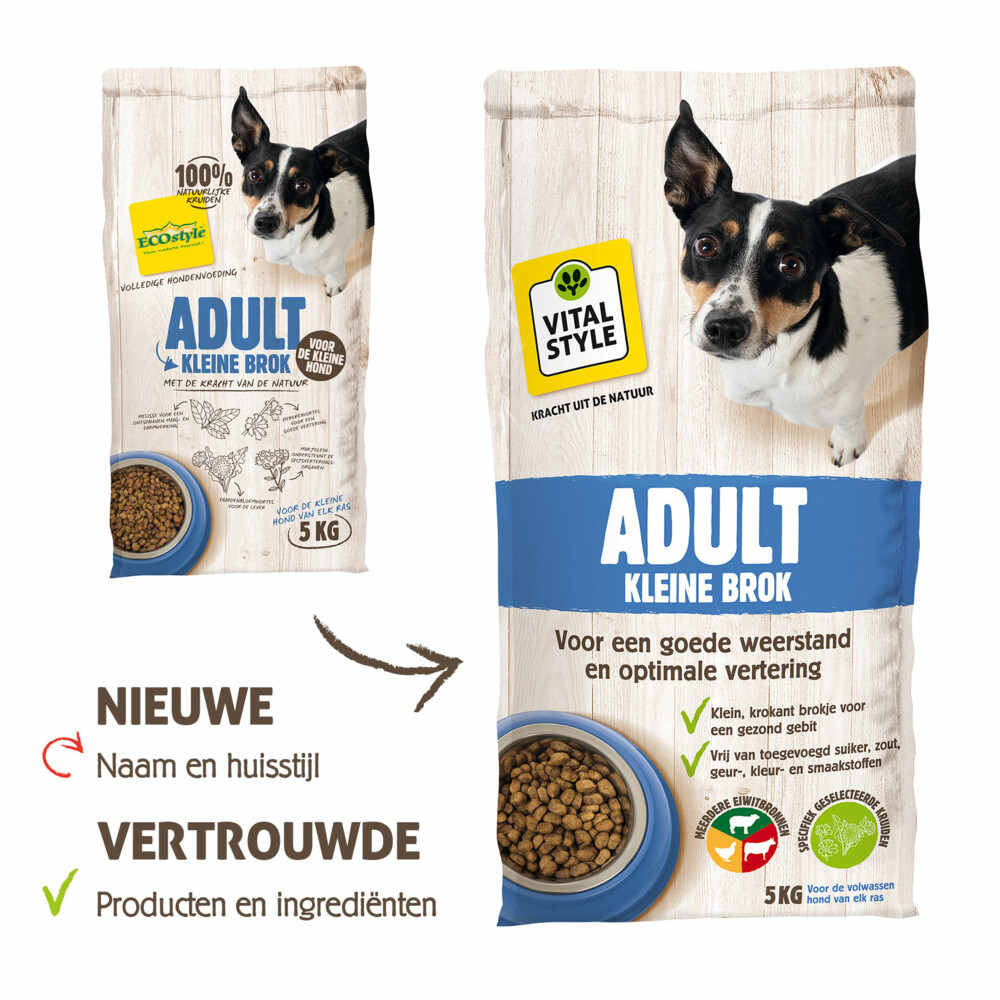VITALstyle Hondenvoer Adult Kleine Hond5 kg