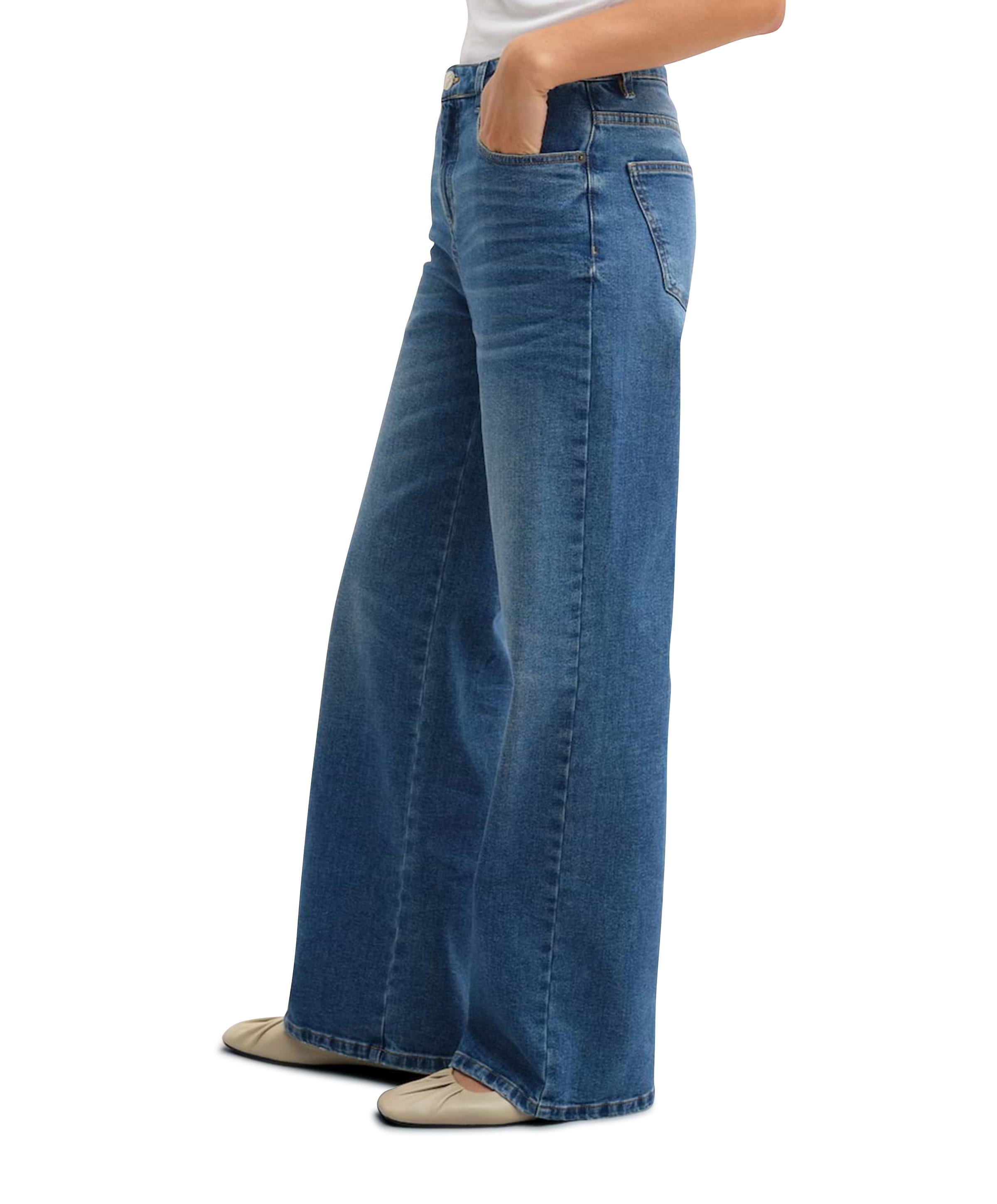 OPUS Mivy dames jeans blauw