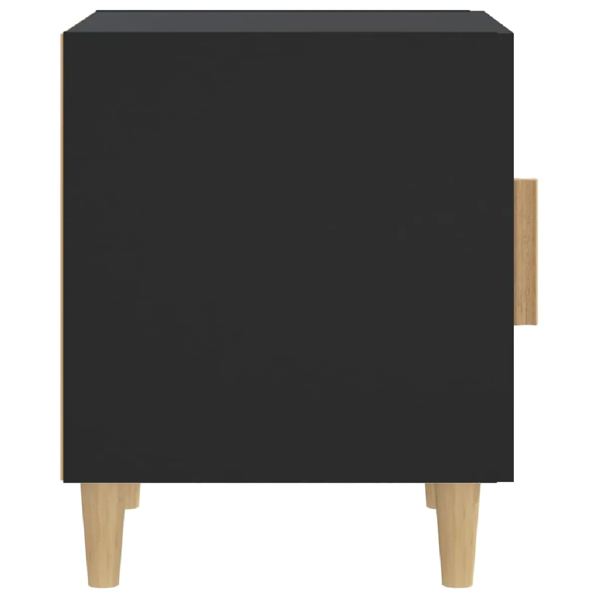 vidaXL Table de Chevet - Noir