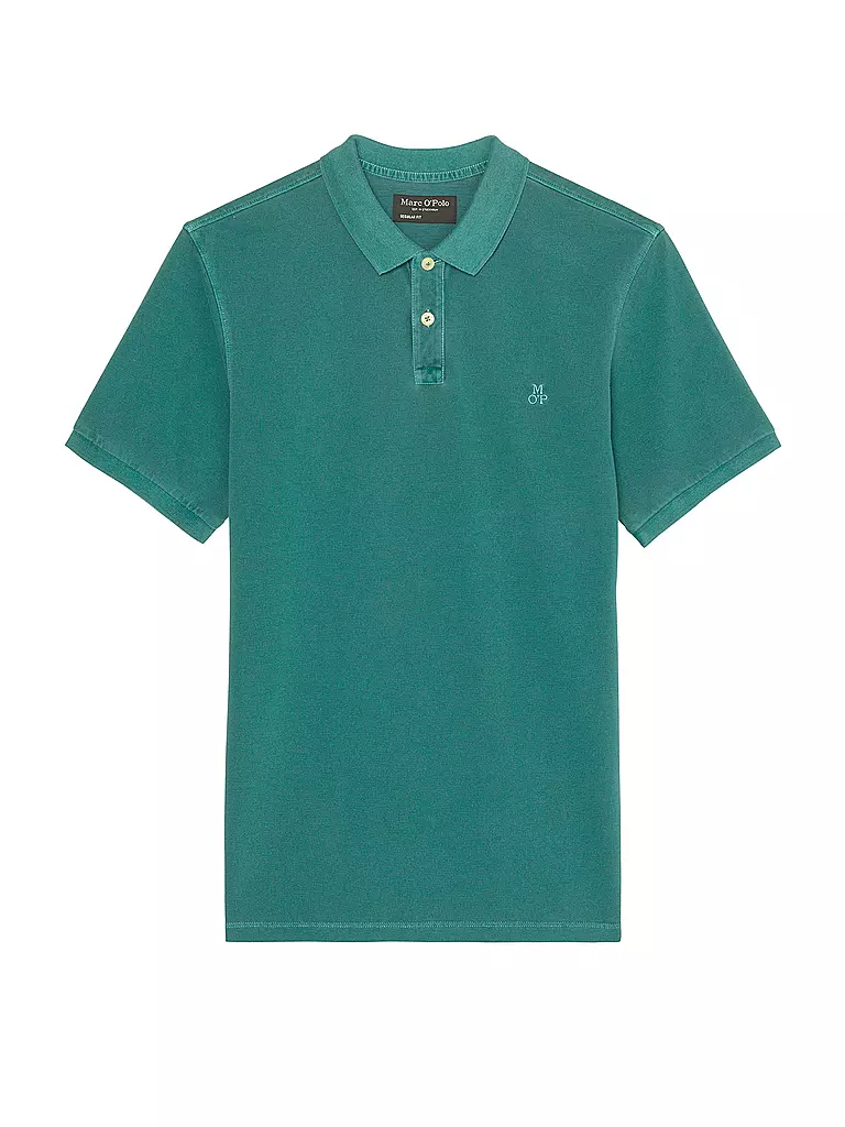 MARC O'POLO Poloshirt dunkelgrün