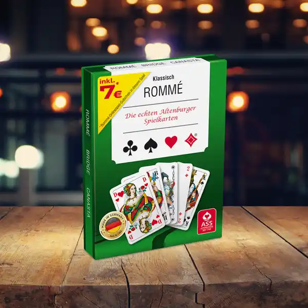 Romme Bridge Canasta Spielkarten