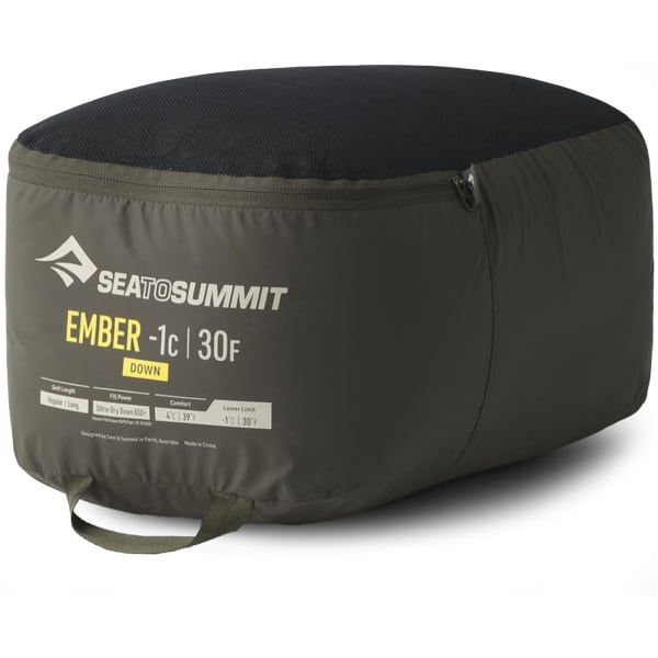 Sac de couchage SEA TO SUMMIT EMBER -1C/30F DOWN QUILT LONG BLACK
