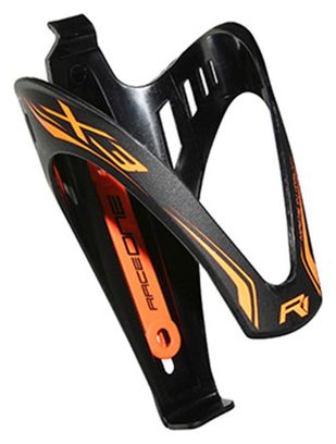 PORTE BIDON RACE ONE X3 RACE MAT ORANGE FLUO NOIR