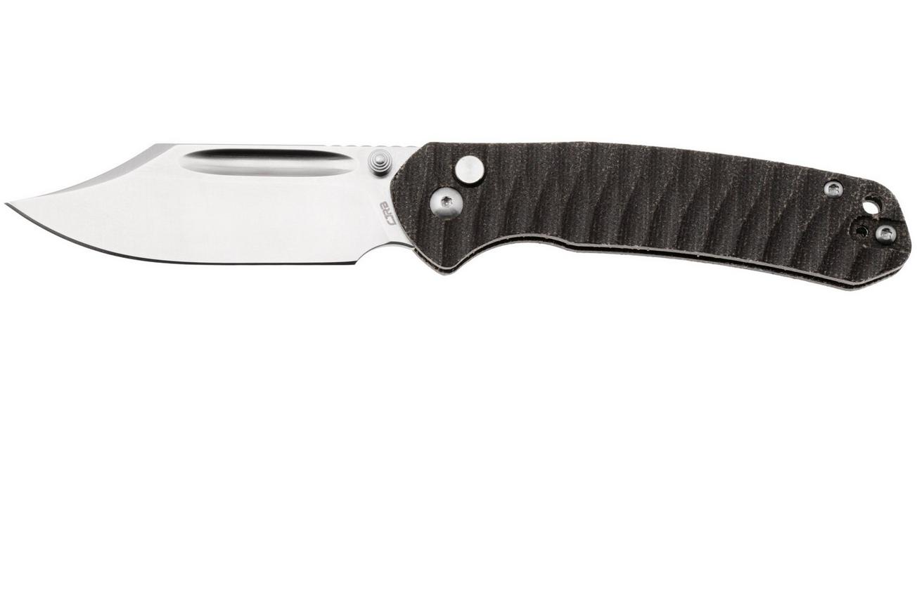 CJRB Pyrite Bowie J1942-ODG Satin AR-SFII, OD Green Micarta, zakmes