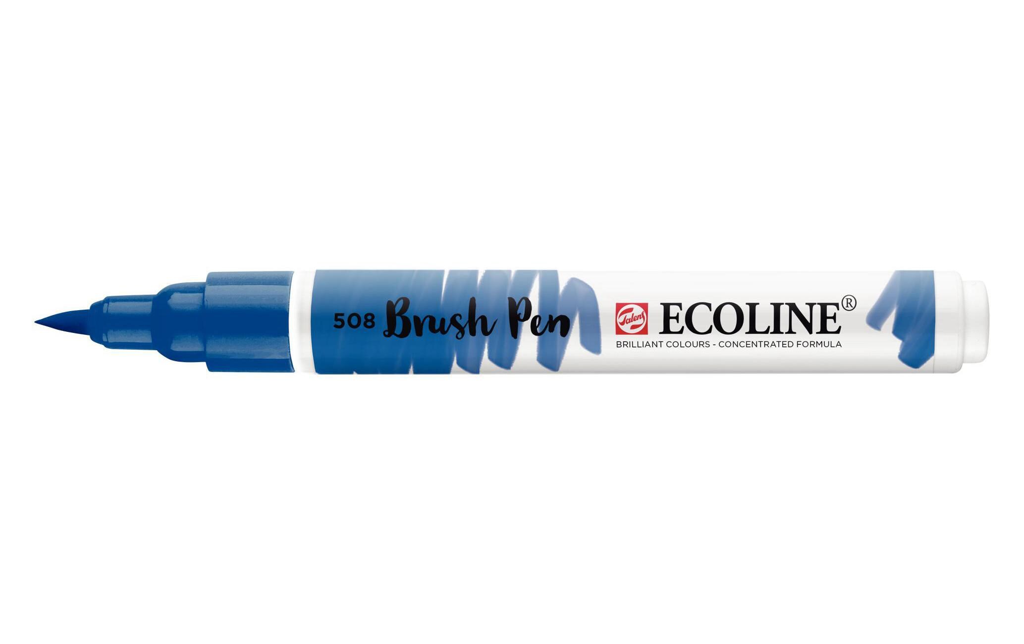 Brushpen Ecoline PreussischblauFlüssige Wasserfarbe im praktischen Brush Pen