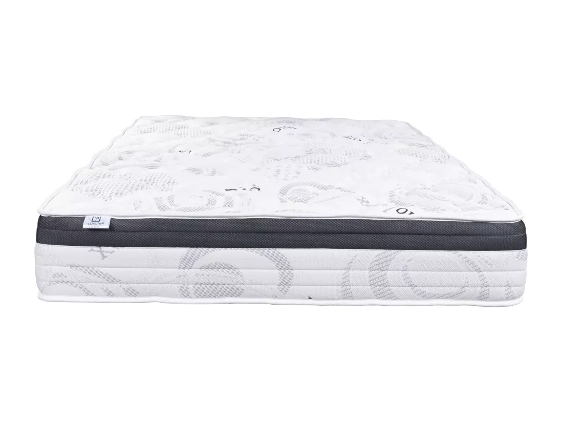 Matelas 140x190 cm, Sleeplux, 26cm, latex, mousse haute densité, ferme
