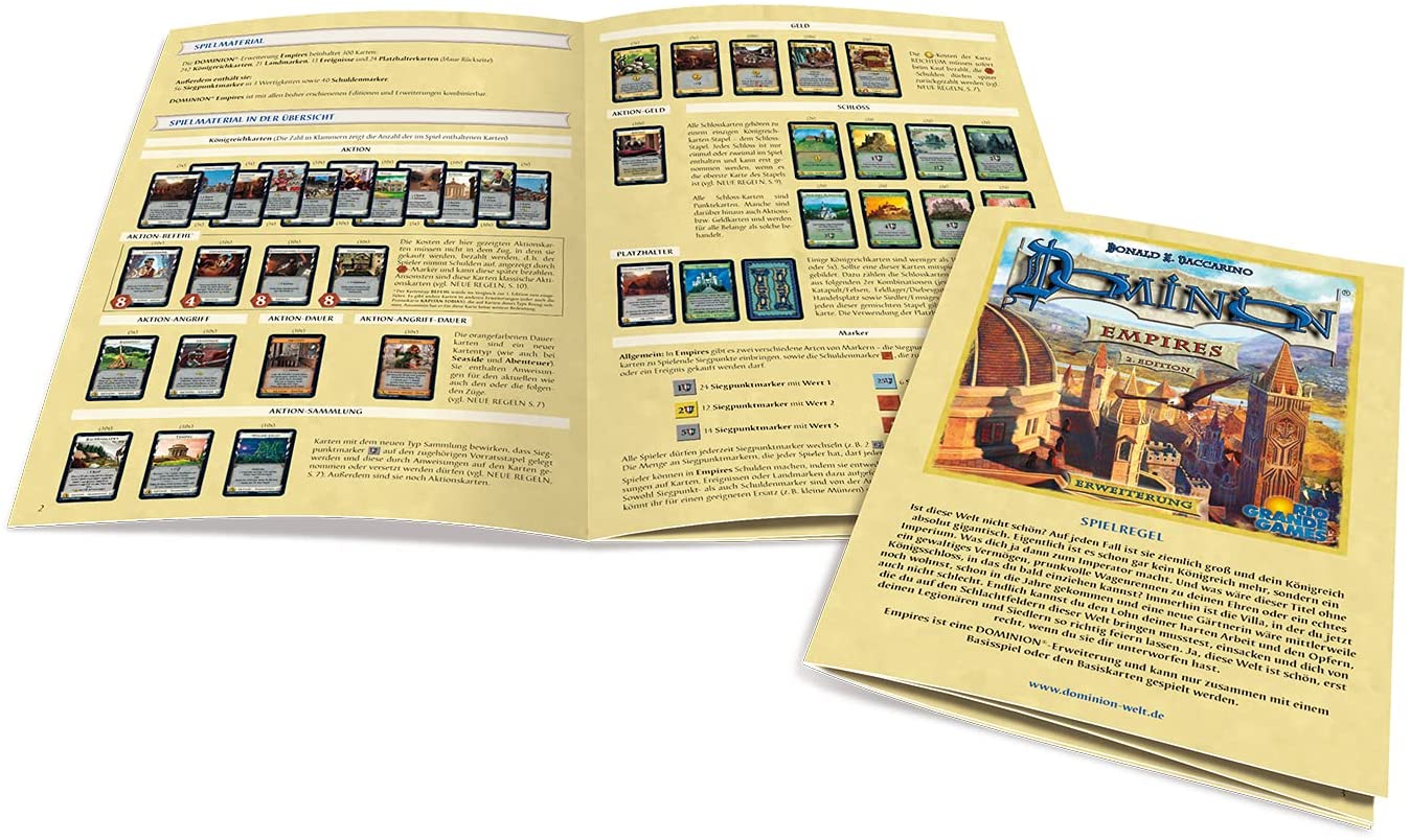 RGG - Dominion - Erweiterung Empires (2. Edition) Gesellschaftsspiel