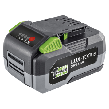 LUX 20V accu 4,0Ah + oplader