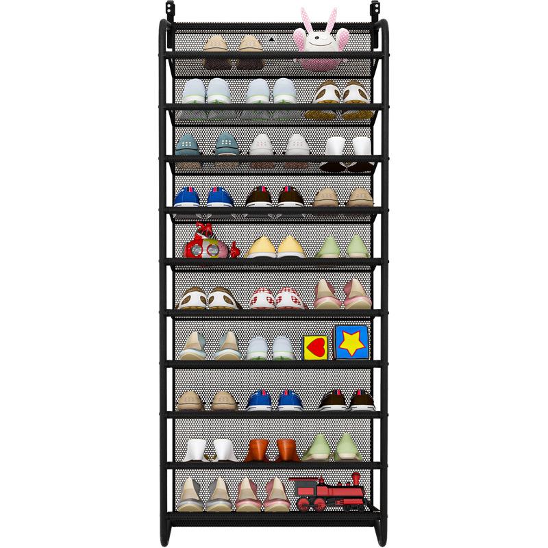 Hängendes Schuhregal für die Tür - 10 Regale