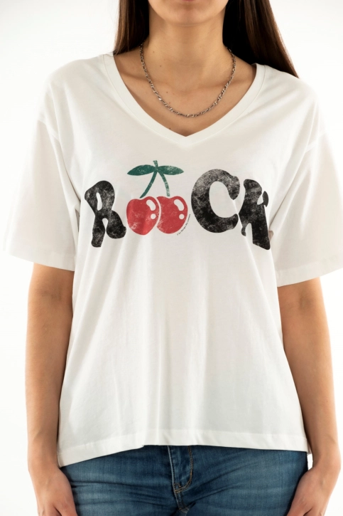 Tee shirt Le Temps Des Cerises auldi 1001 white