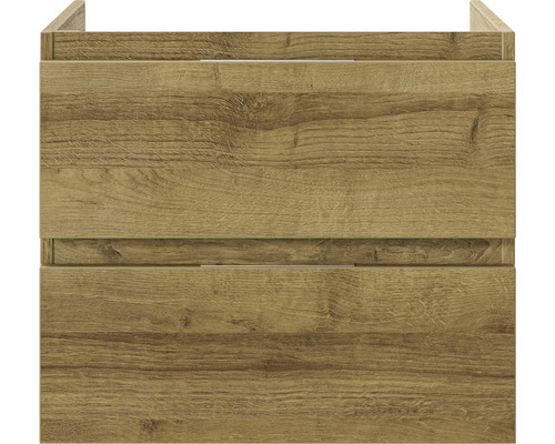 Pelipal Xpressline 4035 wastafelmeubel, afmetingen (B x H x D): 56 x 48,2 x 43,5 cm, frontkleur: Riviera eiken, 4035.475602