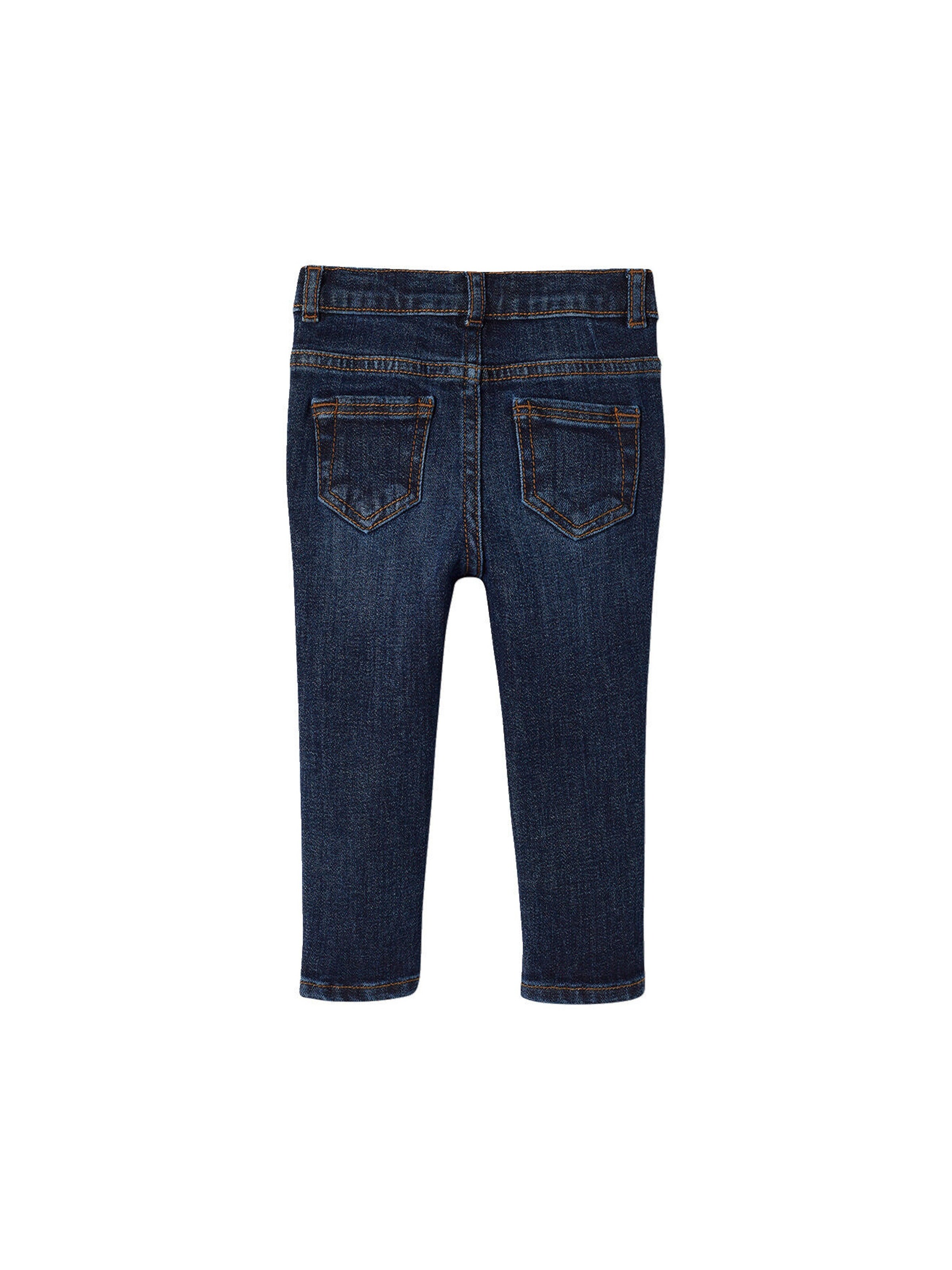 Vertbaudet Gerade Baby Jeans BASIC, Bundweite verstellbar dark blue