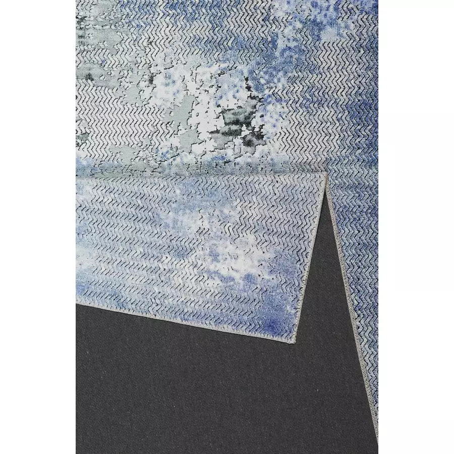 Wecon home Kurzflorteppich Radiate graublau