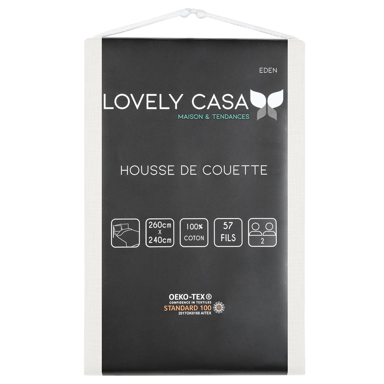Stof Housse de couette Eden ivoire