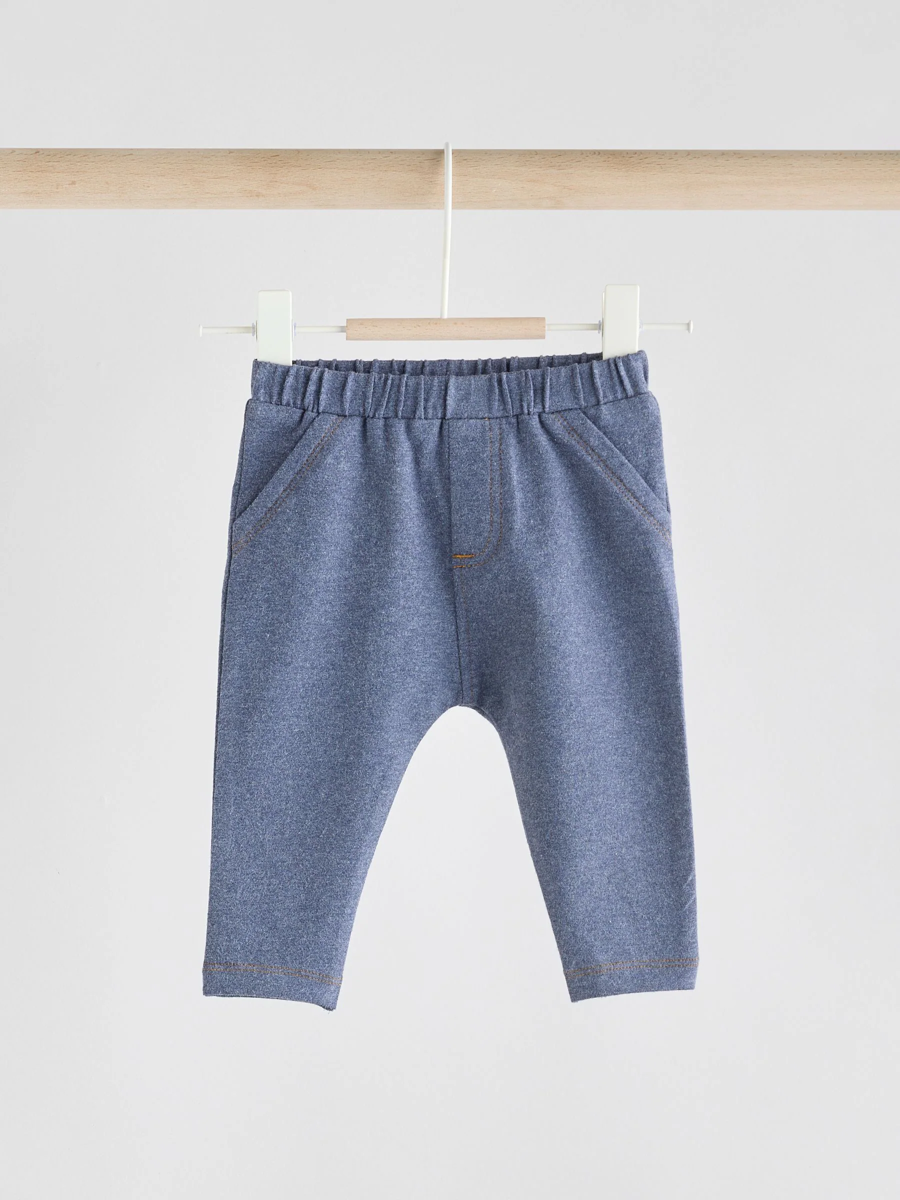 Blauw - Verpakking van 2 babyleggings (0 mnd -2 jr)