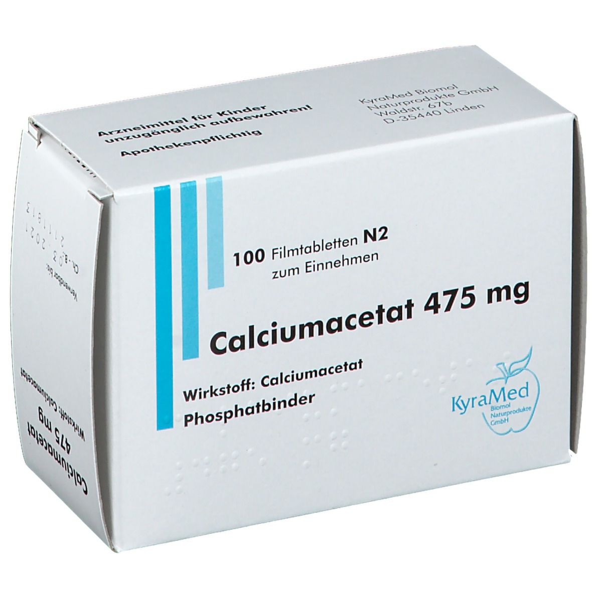 Calciumacetat 475 mg Filmtabletten