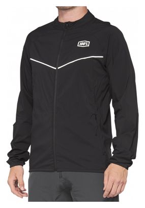 Veste Coupe-vent 100% Extensible Corridor Noir