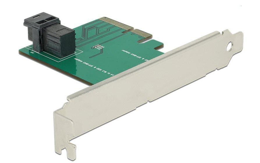 Host Bus Adapter Controller PCI-ex4 - U.2 Bracket FHPCI Express x4 Karte mit 1x intern SFF-8643 NVMe Anschluss
