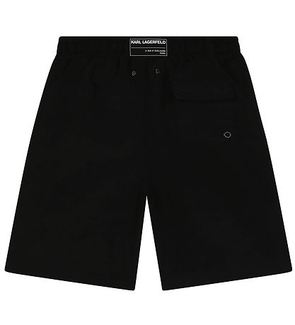Karl Lagerfeld Bådeshorts - Sort m. Hvid