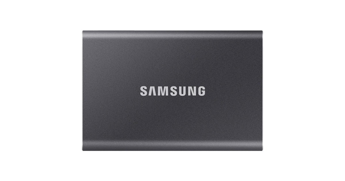 SAMSUNGPortable T7 4 TB externe SSD  (Grijs, MU-PC4T0T/WW, USB-C 3.2 (10 Gbit/s))