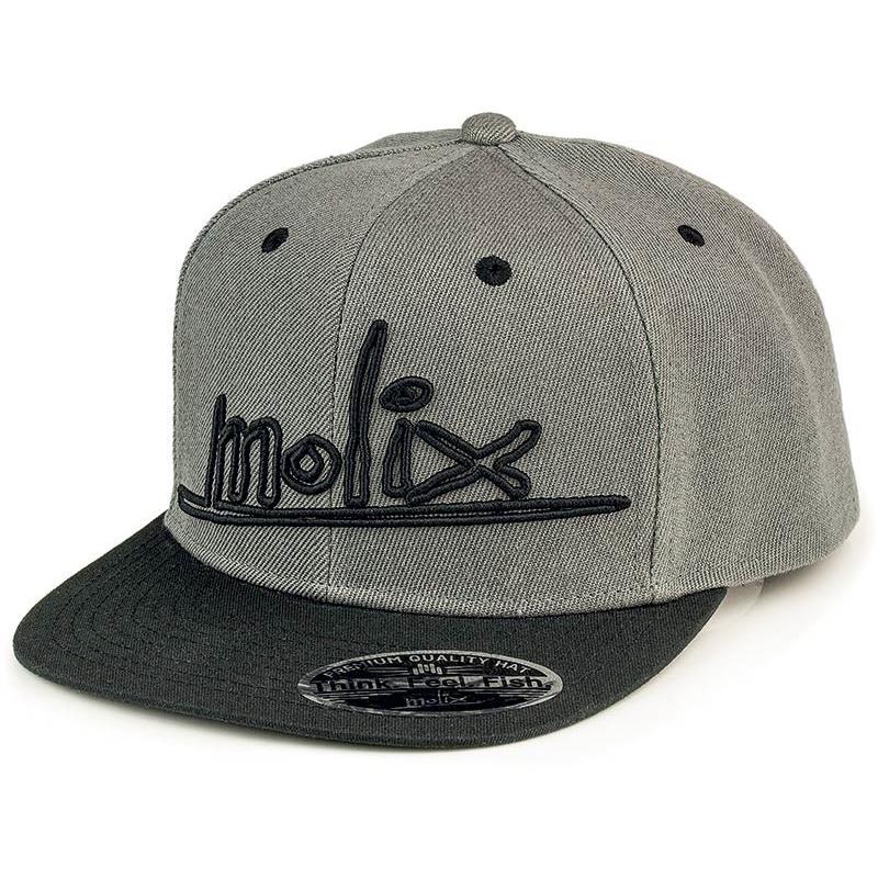 Casquette Homme Molix Premium Snapback - Gris
