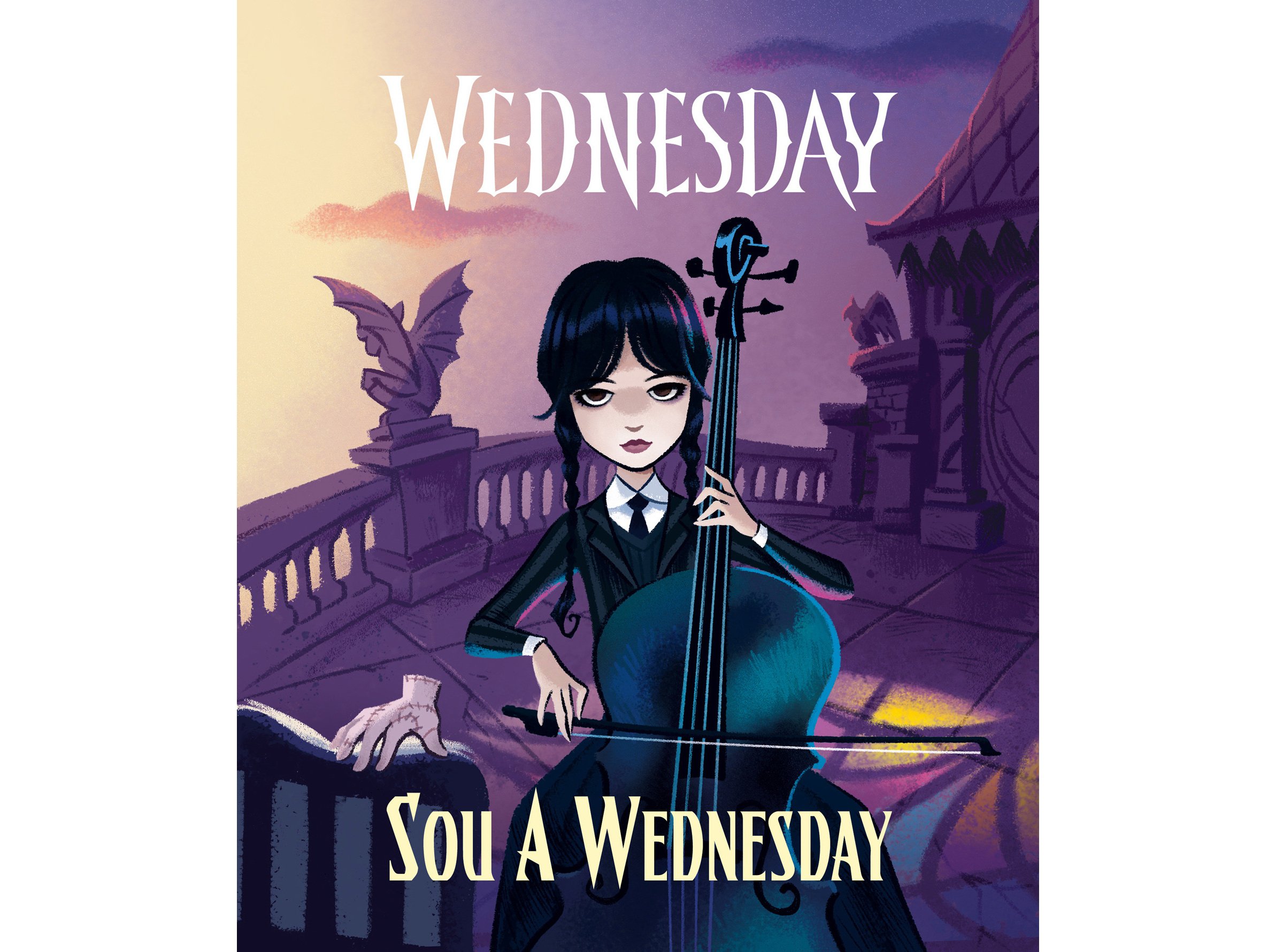 LIVRO WEDNESDAY: SOU A WEDNESDAY DAHLIA MOURNINGRIEF