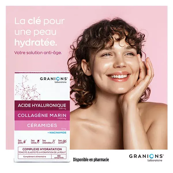 Granions Skin Hydration Complex - Caixa com 60 comprimidos