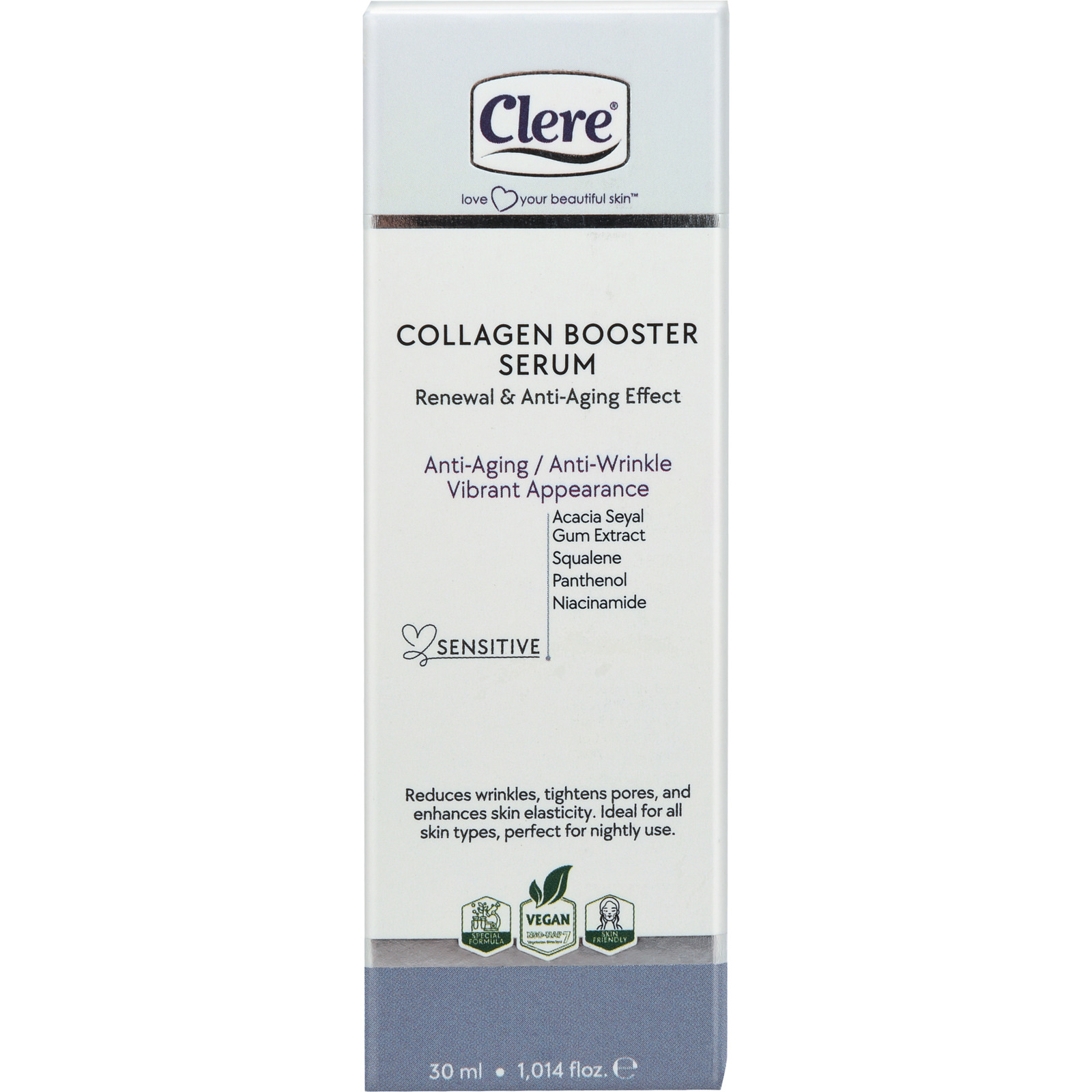 Clere Face Serum Colagen Booster 30 ml