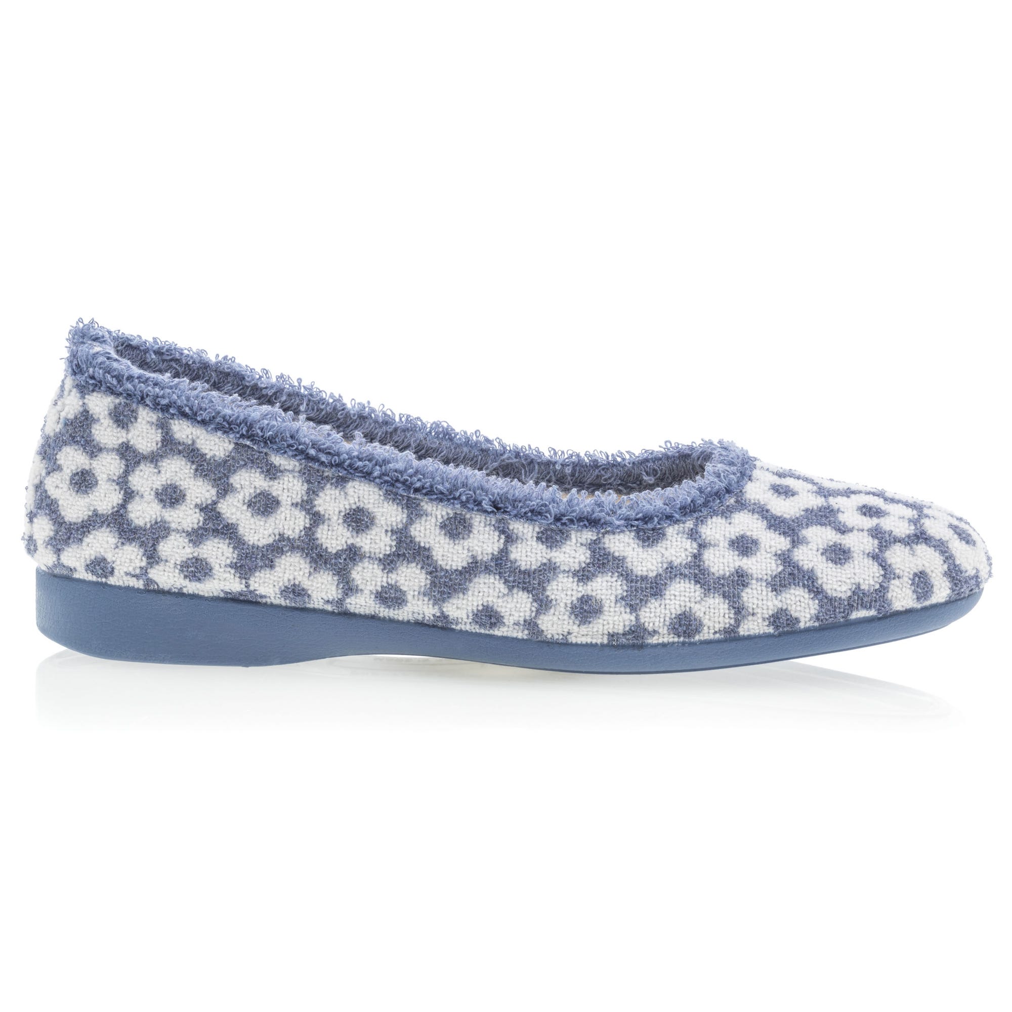 Chaussons ballerines Femme bleu