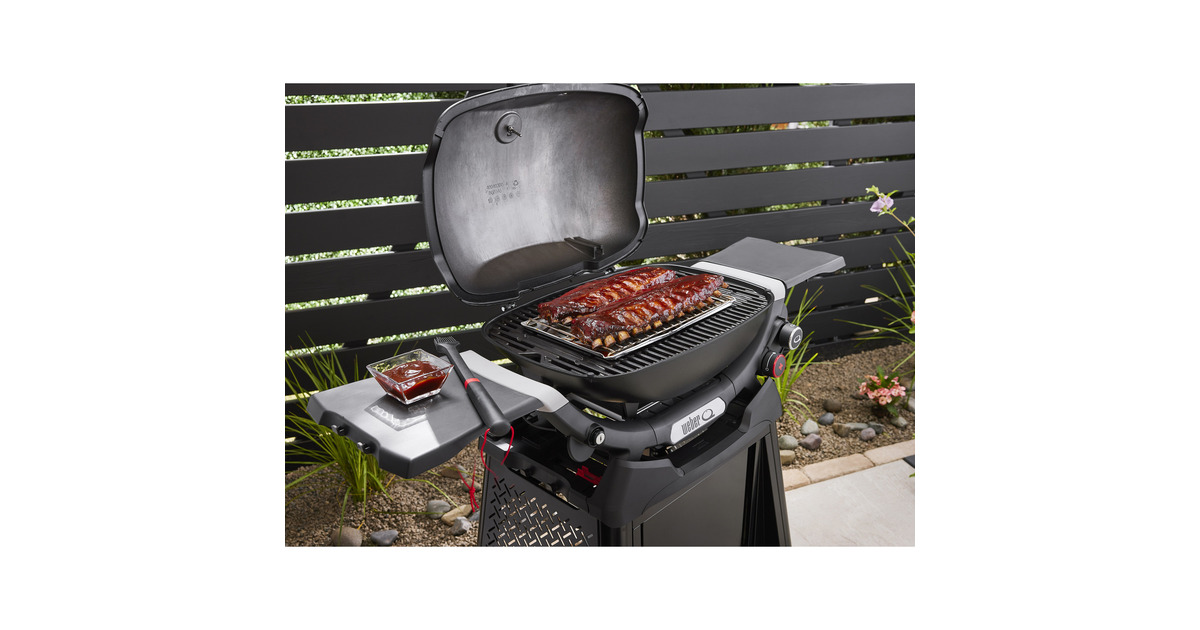 WeberQ 2800N+ gasbarbecue met onderstel  (Zwart, 2 Branders | Propaan/butaan)
