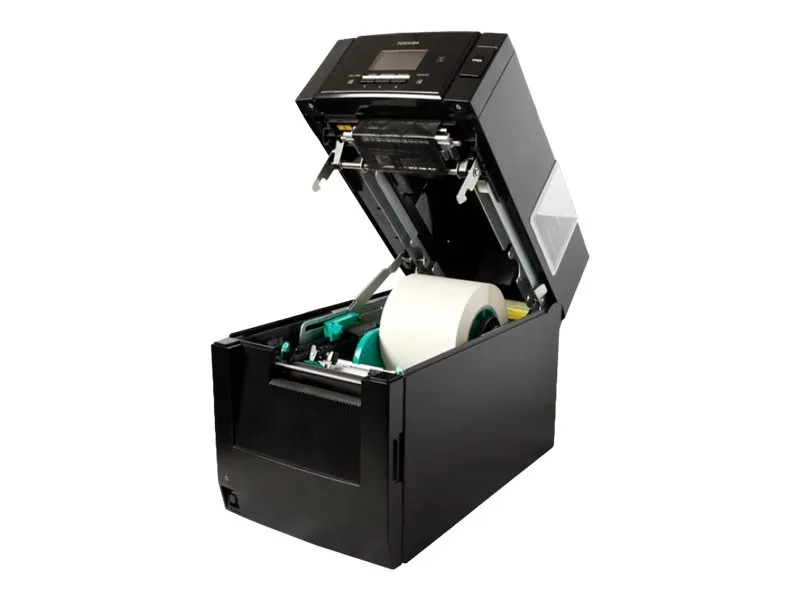 Toshiba TEC BA410T-GS12-QM-S - Etiketprinter - direkte termisk - Rulle (11,8 cm) - 203 dpi - op til 203.2 mm/sek. - USB 2.0, LAN, NFC, Bluetooth 2.1 EDR