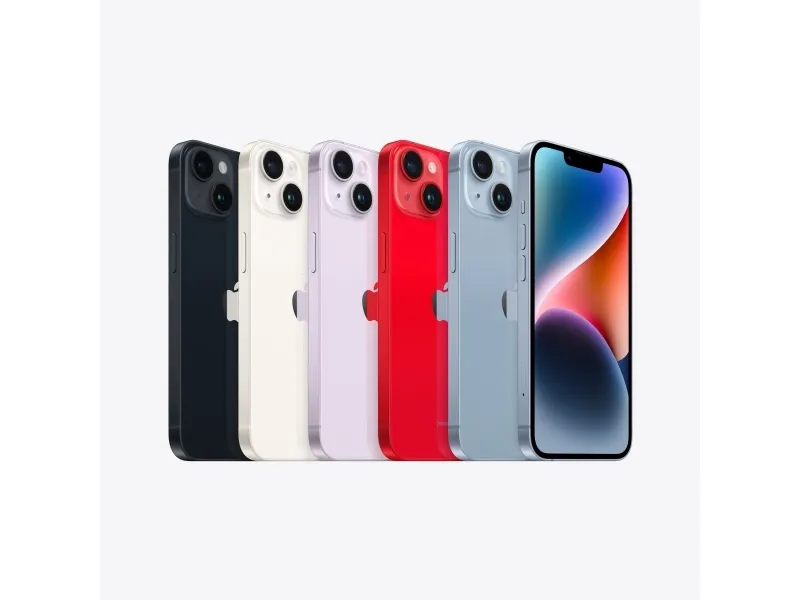 Apple iPhone 14 - 5G smartphone - dual-SIM / Intern hukommelse 128 GB - OLED-skærm - 6.1
