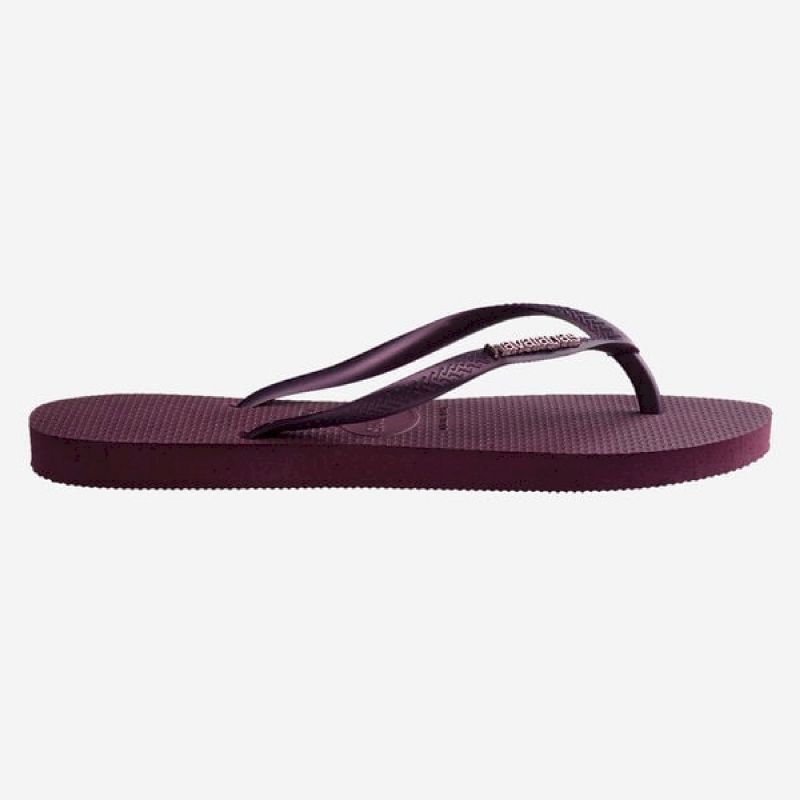 Slim Logo Metallic - Tongs femme