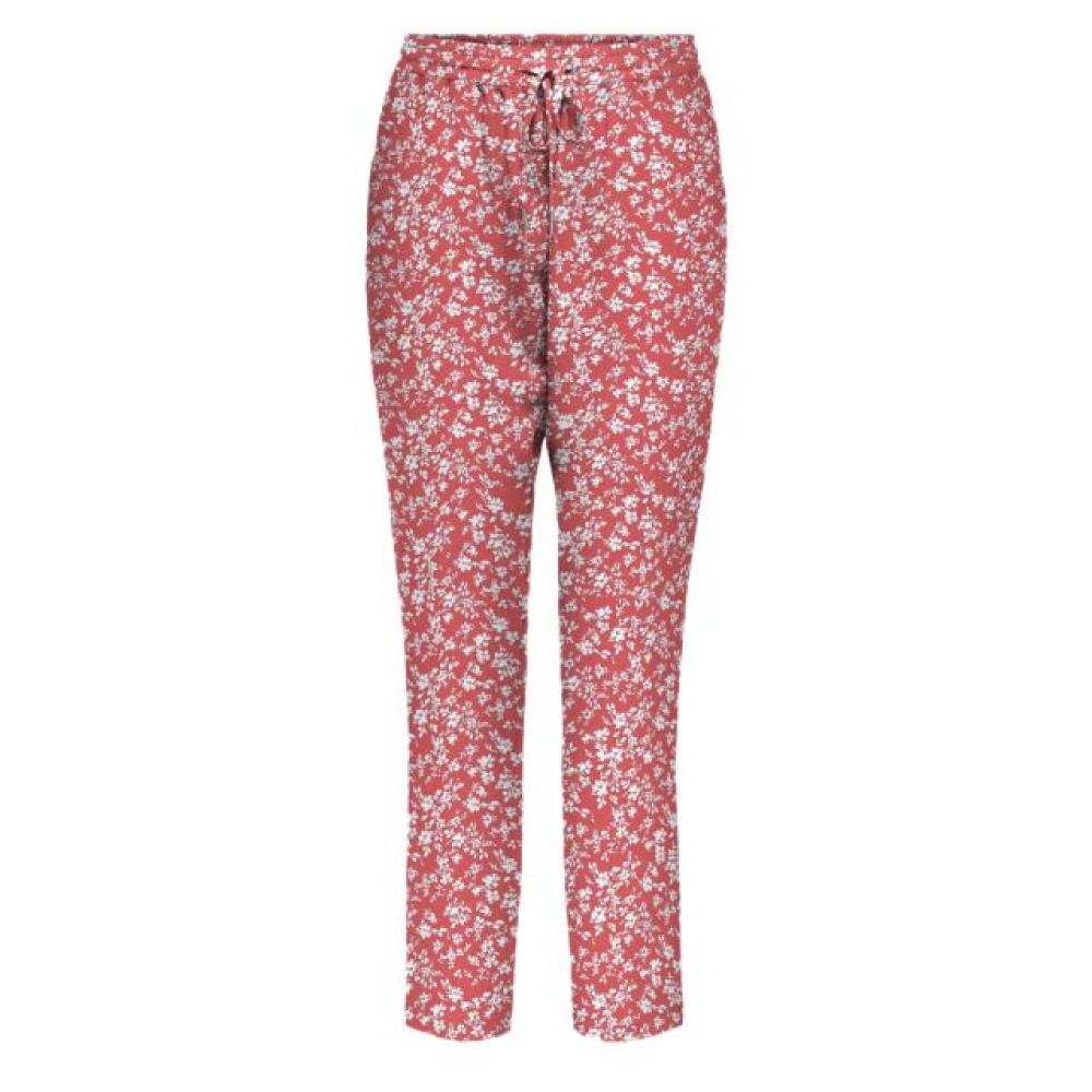 Only Pantalon Rouge à Motifs Femme Only 15222230