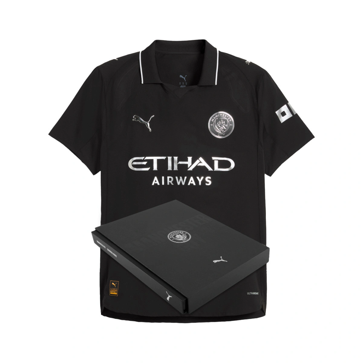 Camisola Puma Authentic com caixa Manchester City Segundo Equipamento 2025-2026
