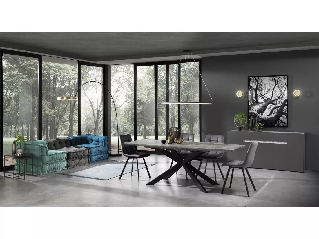 Table extensible QUEENS CEMENT
