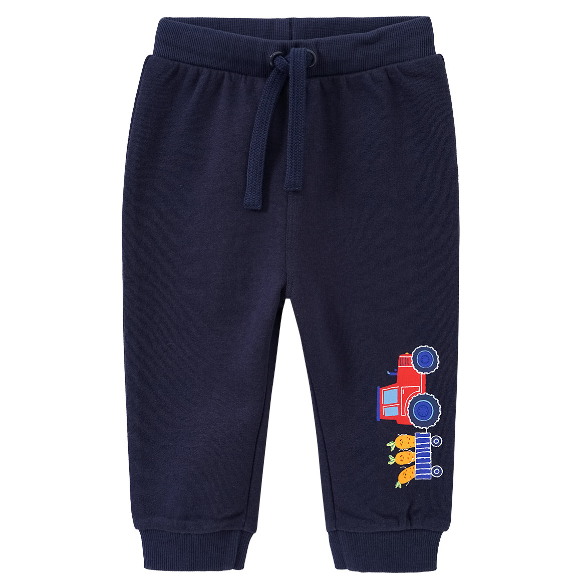 Topomini Baby Jogginghose mit Traktor-Print dunkelblau