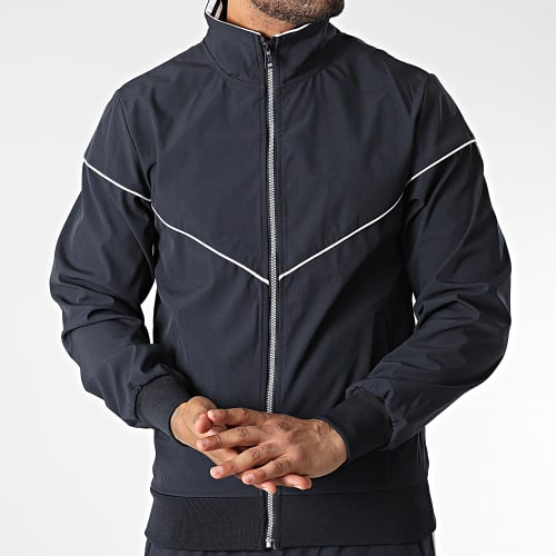Ensemble Veste Zippée Et Pantalon Jogging XP153 Bleu Marine