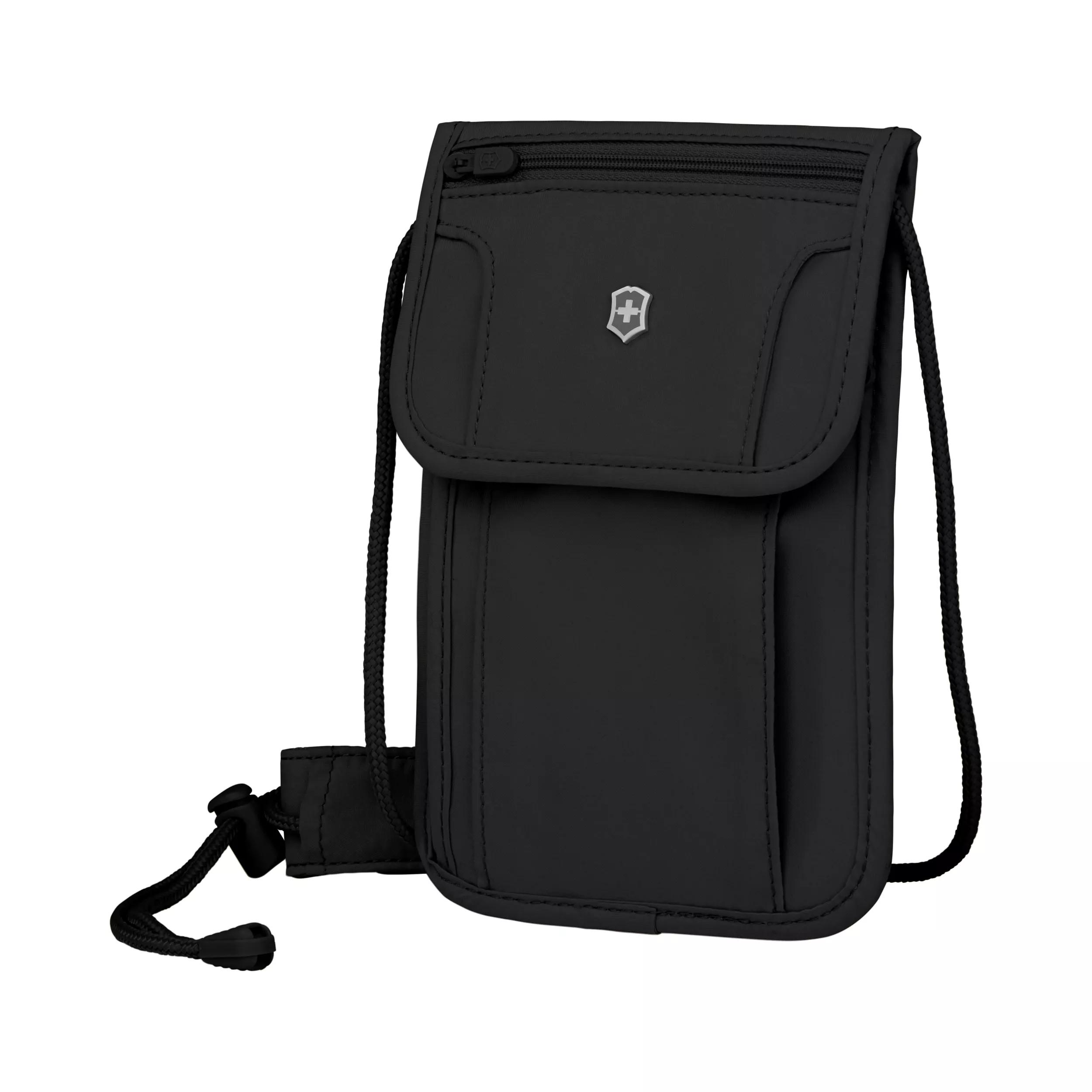 Deluxe-Brustbeutel mit RFID-Schutz-schwarz