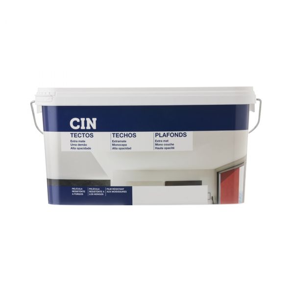 Cin Tinta P/tectos Extra Mate Branca 4L 10-080